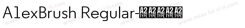 A1exBrush Regular字体转换